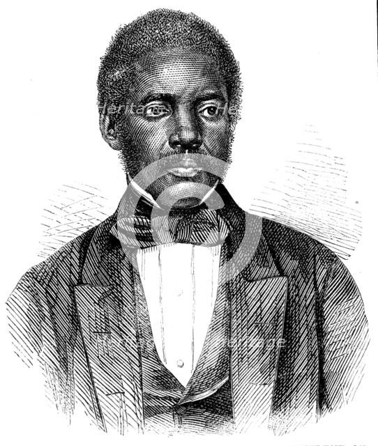 His Excellency Stephen Allen Benson, President of Liberia, 1862.  Creator: Unknown.