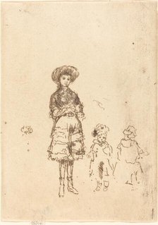 The Little Nurse, c. 1886/1888. Creator: James Abbott McNeill Whistler.