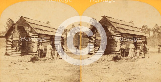 Log cabin, c1850-c1930. Creator: Unknown.