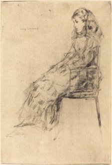 Fanny Leyland, 1873. Creator: James Abbott McNeill Whistler.