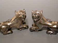 Lion Fittings for a Throne, 18th century. Creator: Unknown.