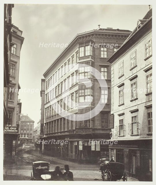 Lichtensteg No. 2, Zinshaus des Herrn A. Denk, 1860s. Creator: Unknown.