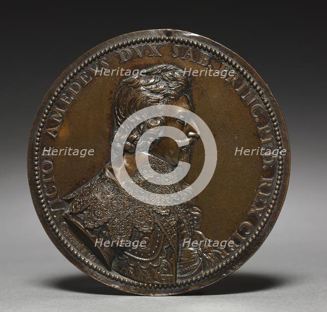 Portrait of Victor Amedeus of Savoy, 1636. Creator: Guillaume Dupré (French, 1576-1643).