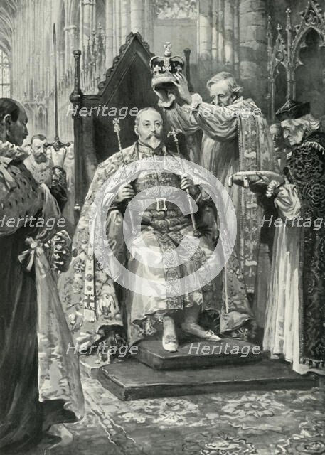 'The Crowning of Edward VII', 1902, (1911).  Creator: Unknown.