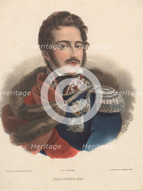 Prince Józef Poniatowski, 1835. Artist: Anonymous  