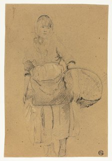 Fisher Girl with Basket, n.d. Creator: Michel-Francois Dandre-Bardon.