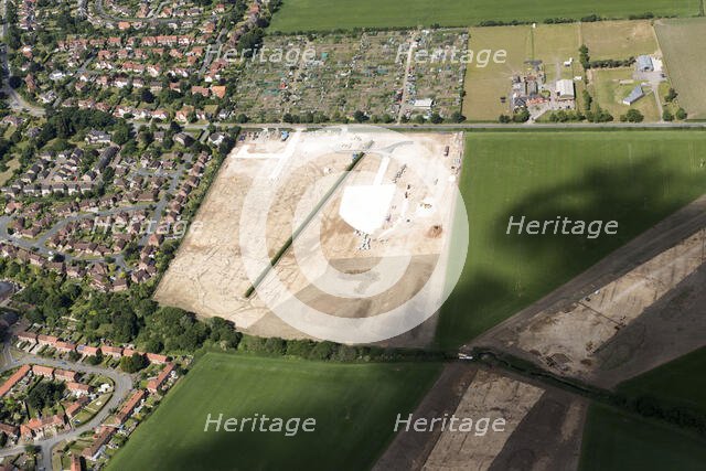 Site of an Iron Age cemetery, Pocklington, East Riding of Yorkshire, 2018 . Creator: Historic England.