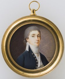 Lieutenant colonel C. G. Bäck, 1789-1845. Creator: Jakob Axel Gillberg.