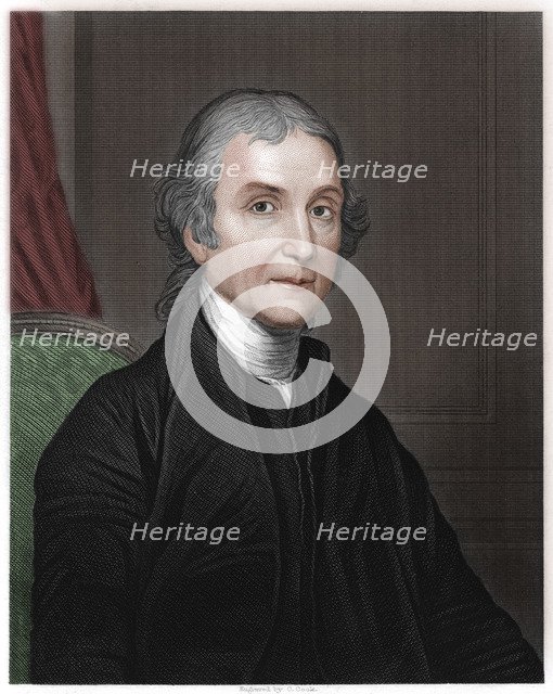 Joseph Priestley, English chemist and Presbyterian minister, 1860.  Artist: Anon.