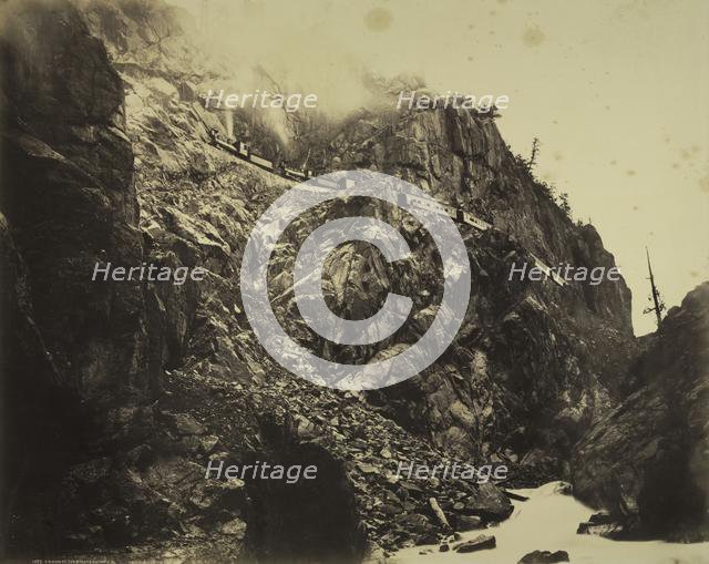 Cañon of the Rio las Animas, c. 1882-1886. Creator: William Henry Jackson (American, 1843-1942).