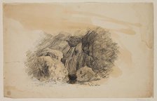 Waterfall, c1820-1848. Creator: Thomas Cole.