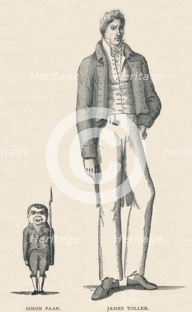Simon Paap (1789-1828 ) and James Toller (1798-1818), c1894. Artist: Unknown
