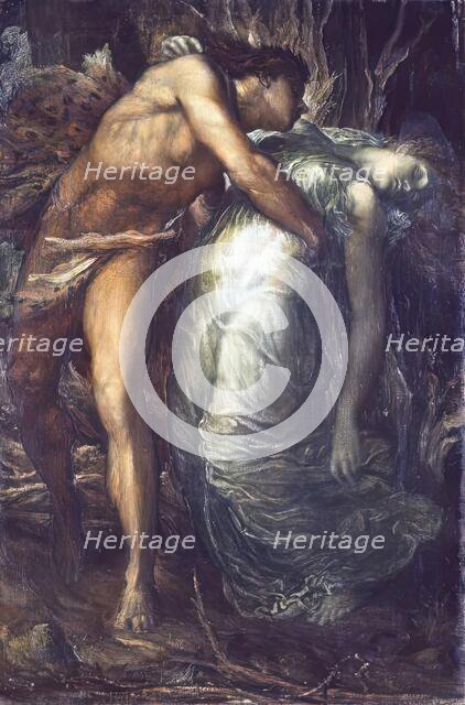 Orpheus and Eurydice, 1872. Creator: George Frederick Watts.