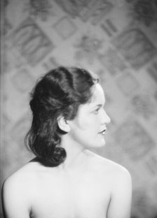 Margolies, Betty, Miss, portrait photograph, 1930 Creator: Arnold Genthe.