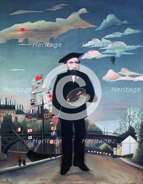 'Self Portrait, from L'Ile Saint-Louis', 1890. Artist: Henri Rousseau
