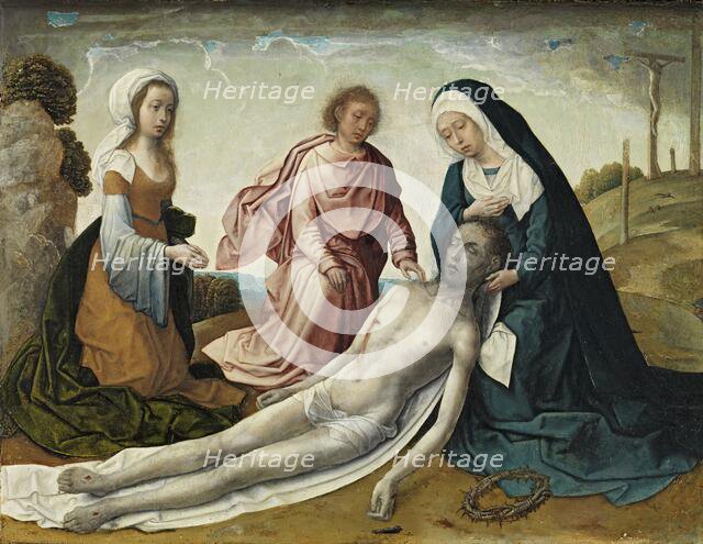 The Lamentation over the dead Christ, 1500. Creator: Juan de Flandes, the Elder.