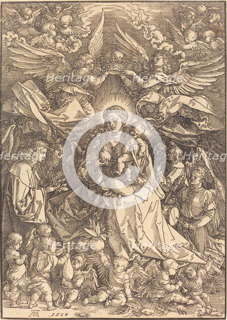 The Virgin Surrounded by Many Angels, 1518. Creator: Albrecht Durer.