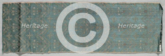 Brocade Textile, 1500s. Creator: Unknown.