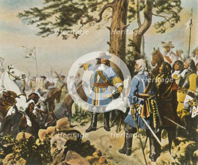 The Great Elector's commanders before the Battle of Fehrbellin, 28 June 1675, (1936). Creator: Unknown.