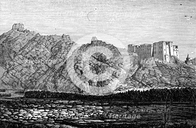 The Mission to Yarkund and Kashgar: Palace and Convent of Lamas, near Leh, 1874. Creator: Unknown.