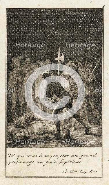 Illustration for Le Sage's 'Gil Blas', 1783. Creator: Daniel Nikolaus Chodowiecki.