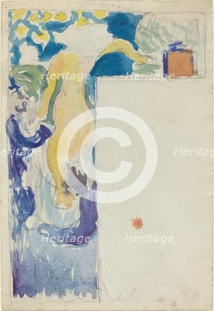 Program Design for the Théâtre Libre [recto], c. 1890. Creator: Edouard Vuillard.