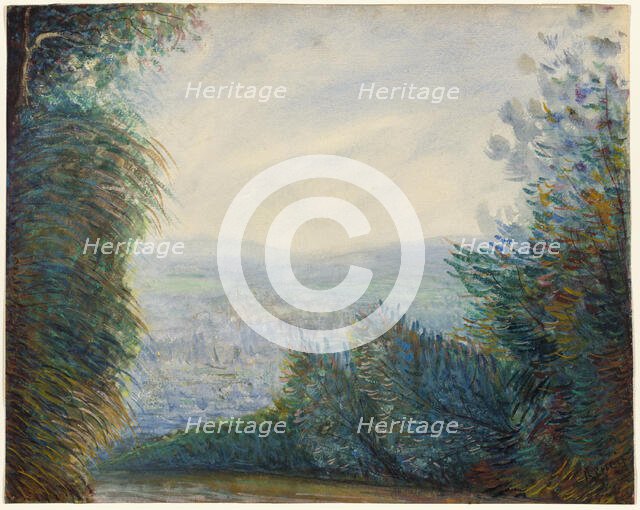 The Auvers Valley on the Oise River, after 1884. Creator: Pierre-Auguste Renoir.