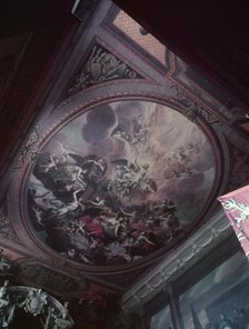 The ceiling of the Chapel of Chatsworth House, Derbyshire, c1955. Creator: Arthur Charles Kirby Ware.