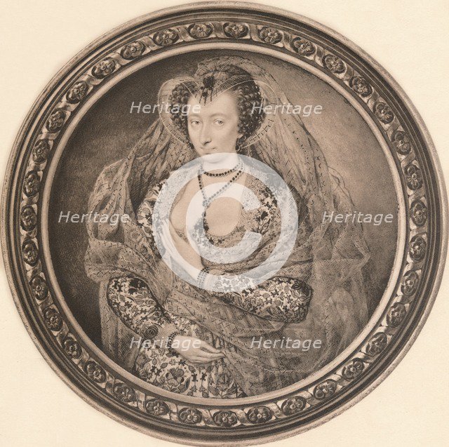 'Lucy Harrington, Countess of Bedford', c1610, (1904). Artist: Isaac Oliver I.