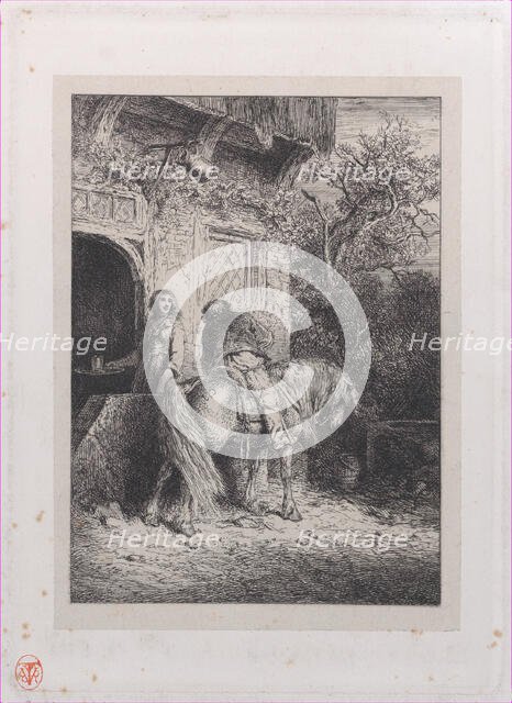 The Rider, ca. 1845. Creator: Charles Emile Jacque.