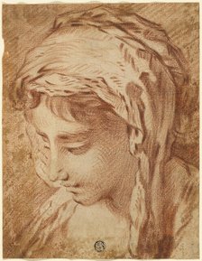 Head of a Woman, n.d. Creator: Francois Boucher.