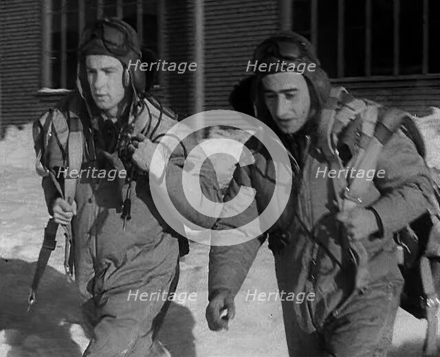 British Pilots Training Under the Air Training Plan in Canada, 1941. Creator: British Pathe Ltd.