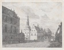 View of Frederiksborg, Karussel Gate, 1836 Creator: Jorgen Pedersen Roed.