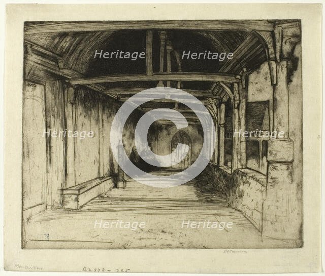 Montivilliers, 1903. Creator: David Young Cameron.