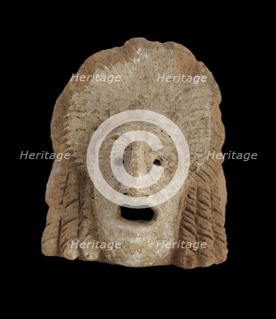 Antefix in the Form of a Tragic Theatrical Mask, 1st century.