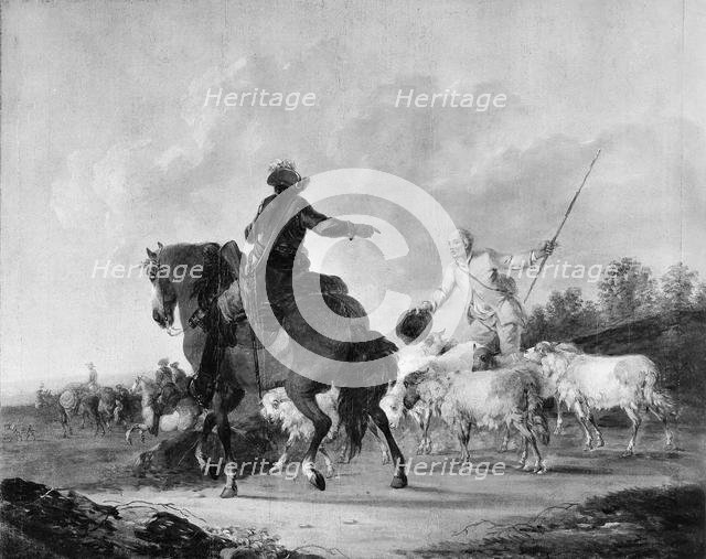 Cavalier and Shepherd. Creator: Francesco Giuseppe Casanova.