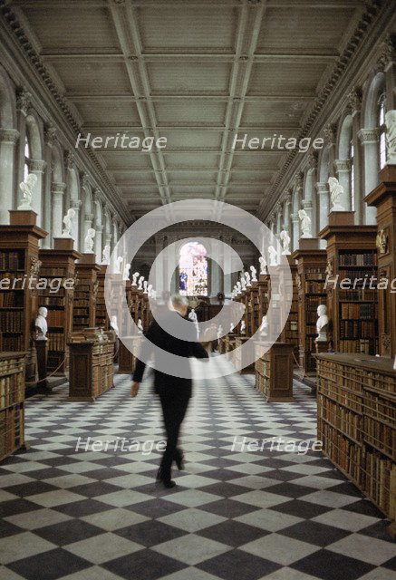 Wren Library, Trinity College, Cambridge University, Cambridgeshire, 1967. Artist: Tony Evans