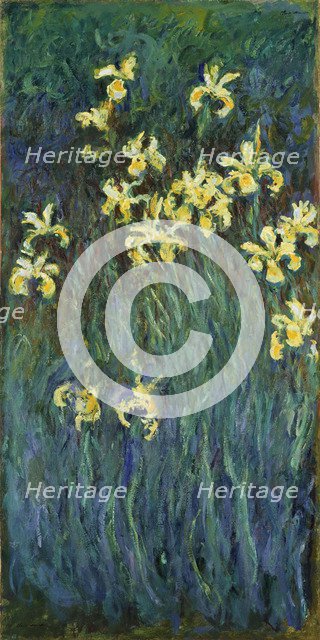 Yellow Irises, 1914-1917. Artist: Monet, Claude (1840-1926)