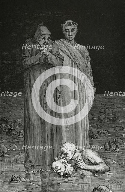 The Divine Comedy, (1307-1321): Inferno (Hell), 1888. Creator: Jean Edouard Dargent.