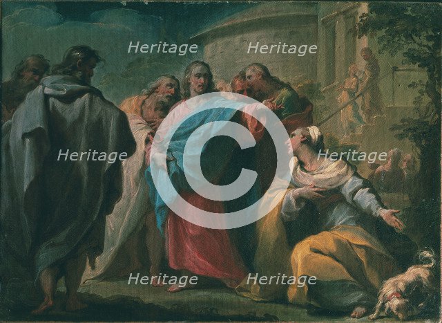 Jesus and the Canaanite Woman, Mid of the 18th cen..