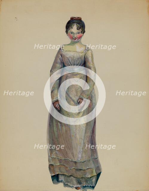 Doll, c. 1936. Creator: Mina Lowry.