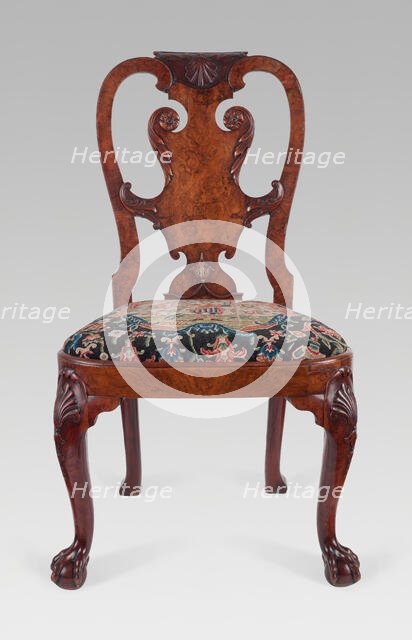Side Chair, England, c. 1740. Creator: Giles Grendey.