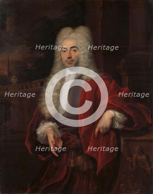 Portrait of a Man, 1723. Creator: Cornelis Troost.