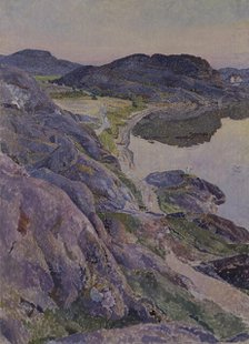 The Bögevik Road, 1919. Creator: Carl Wilhelmson.