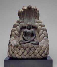 Buddha Sheltered by the Serpent King Muchalinda, 11th/12th century. Creator: Unknown.