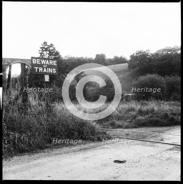 Old Station Road, Moorswater, Liskeard, Cornwall, 1967. Creator: Eileen Deste.