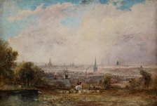 A Distant View of Birmingham, 1825-1830. Creator: Thomas Creswick.