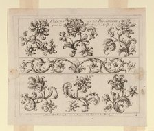 Design for an Embroidered or Woven Textile, France, 17th century. Creator: Unknown.