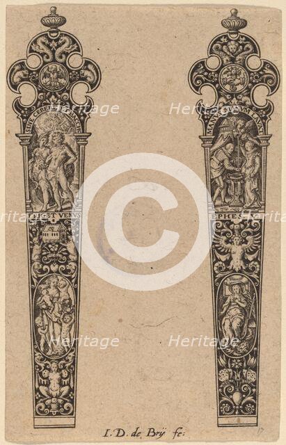 Ornament for Knife Handle. Creator: Theodor de Bry.