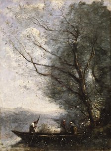 The Ferryman, ca. 1865. Creator: Jean-Baptiste-Camille Corot.